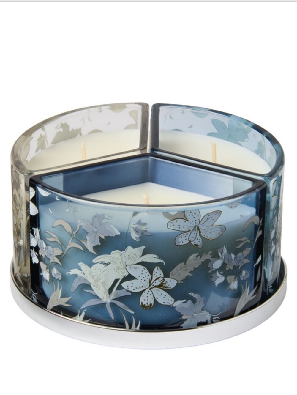 3-Segment Candle — Blue